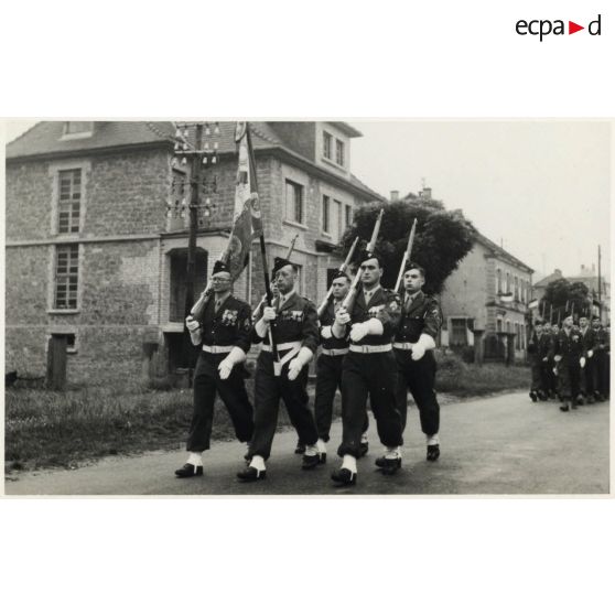 Cérémonies du 14 juillet 1955 à Bitche.