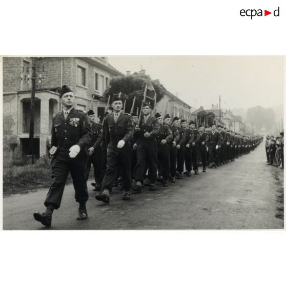 Cérémonies du 14 juillet 1955 à Bitche.