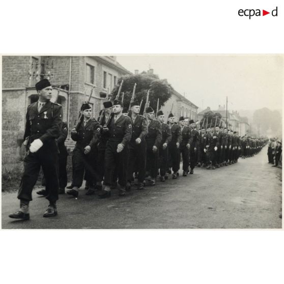 Cérémonies du 14 juillet 1955 à Bitche.