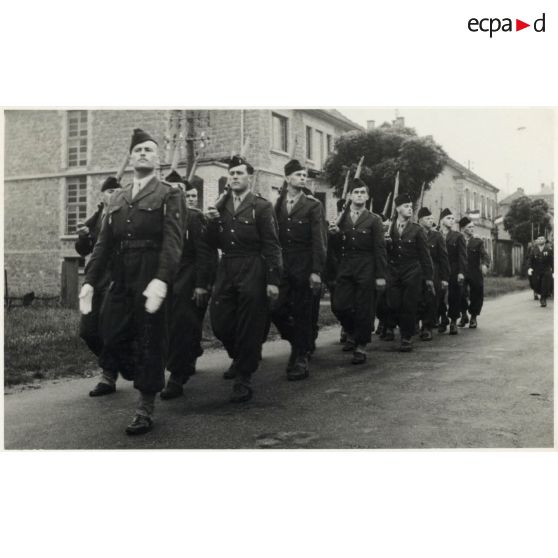 Cérémonies du 14 juillet 1955 à Bitche.