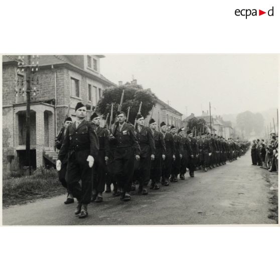 Cérémonies du 14 juillet 1955 à Bitche.