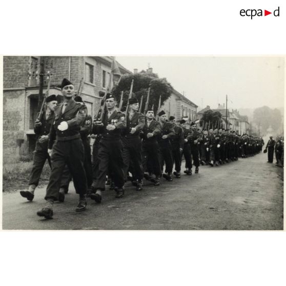 Cérémonies du 14 juillet 1955 à Bitche.