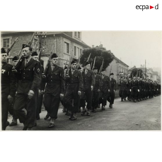 Cérémonies du 14 juillet 1955 à Bitche.