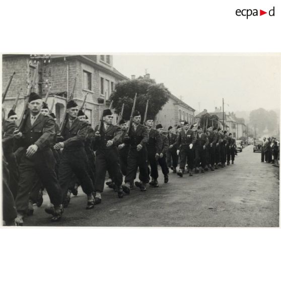 Cérémonies du 14 juillet 1955 à Bitche.