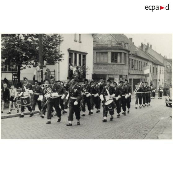 Cérémonies du 14 juillet 1955 à Bitche.