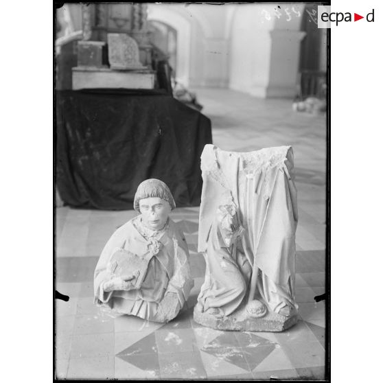 Petit Palais. St Maclou. Pierre polychrome XVe siècle. [légende d’origine]