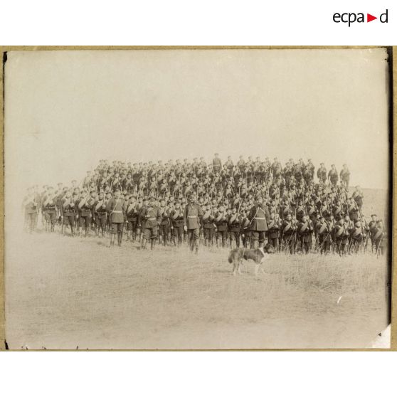 [Vue d'ensemble d'un bataillon de l'armée russe].