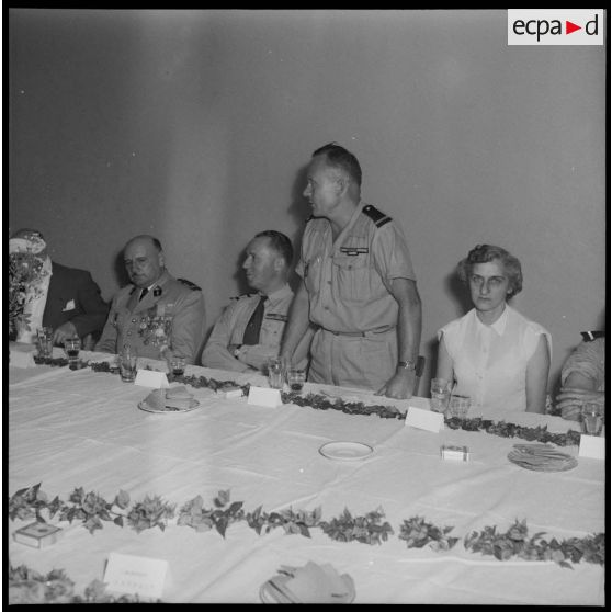 Discours pour le départ de l'adjudant-chef Faivre.