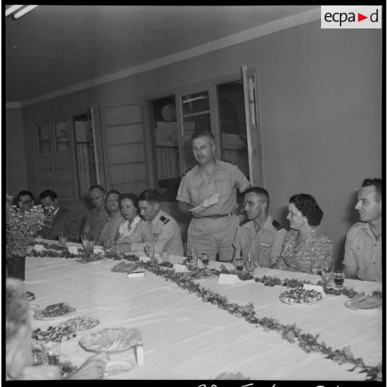 Discours pour le départ de l'adjudant-chef Faivre.