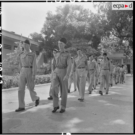 Officier du convoi funéraire des obsèques du capitaine Verdier.