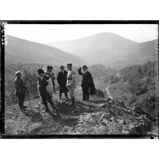Bourbach-le-Haut (Haut-Rhin). La mission sud-américaine à la VIIe armée. [légende d'origine]