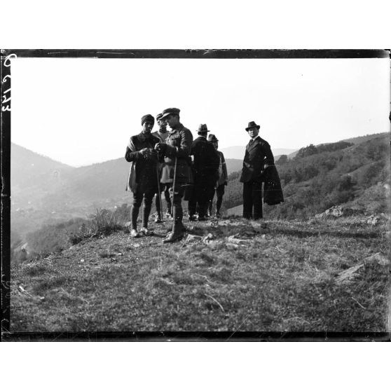 Bourbach-le-Haut (Haut-Rhin). La mission sud-américaine à la VIIe armée. [légende d'origine]