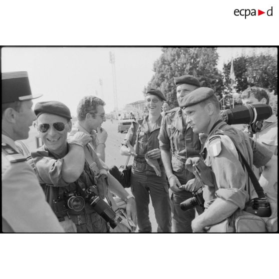 Equipe ECPA avant le départ pour Beyrouth à Bastia.