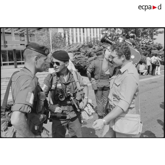 Equipe ECPA avant le départ pour Beyrouth à Bastia.