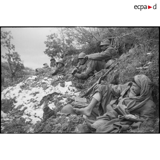 Repos de soldats de la 2e DIM.