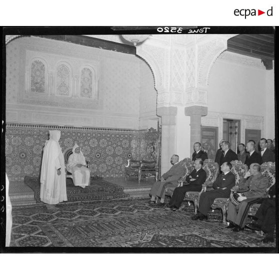 L'audience chez S.M. Le Sultan.