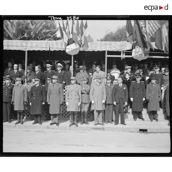 Aperçu de la tribune officielle.