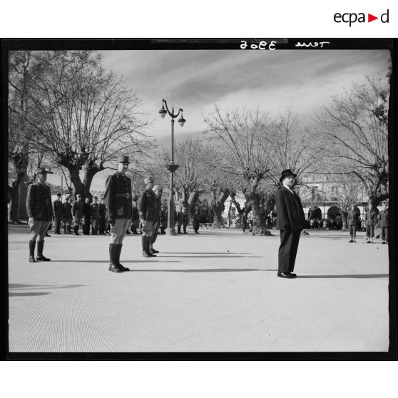 Allocution de André Le Trocquer, commissaire à la Guerre et à l'Air.