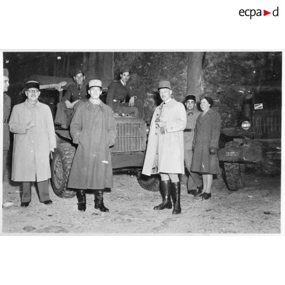 Le général Delay, avant son départ d'Alger.