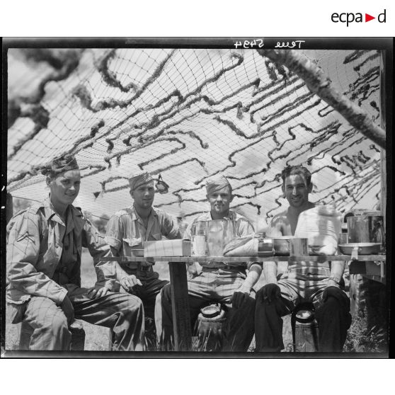 Repas en plein air dans la région de Caserte.