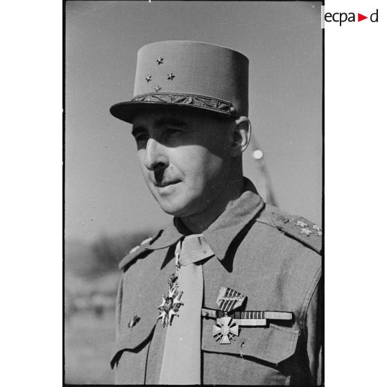 Portrait du général de corps d'armée Edgard de Larminat.