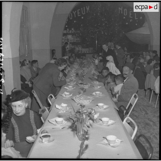 Goûter de l'arbre de Noël organisé par l'EMAT/AFN à Ben Akhnoun.