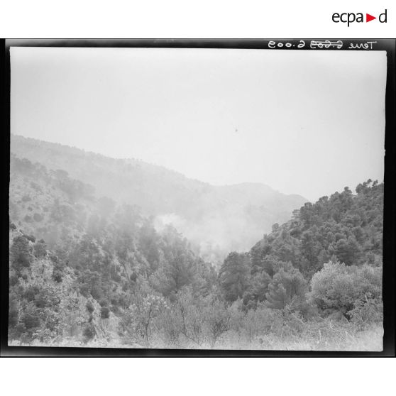 Bombardement des gorges de Toulon.