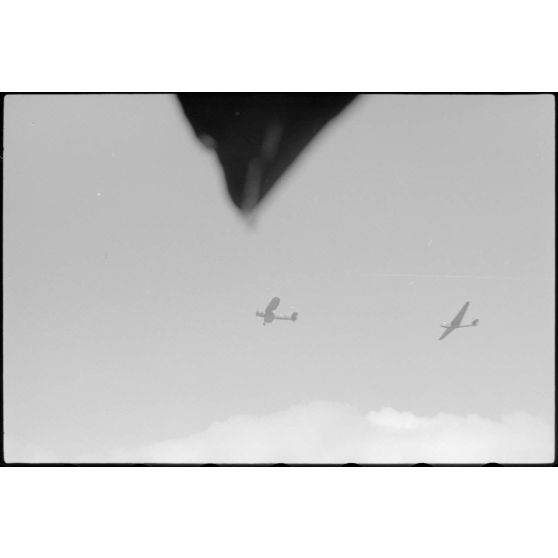 Durant un exercice du IIIe groupe du Luftlandegeschwader 1 (III./LLG 1) dans le secteur de Valence.