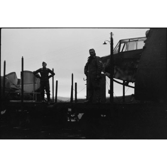 Transport de planeurs DFS-230 du 8./Luftlandegeschwader 1 (8./LLG1) en Norvège.