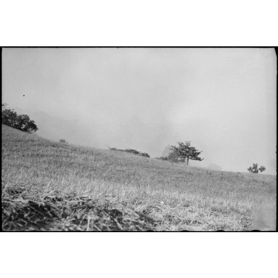 Destructions de routes dans la ville de Montefalcone Nel Sannio, dans la province de Campobasso.