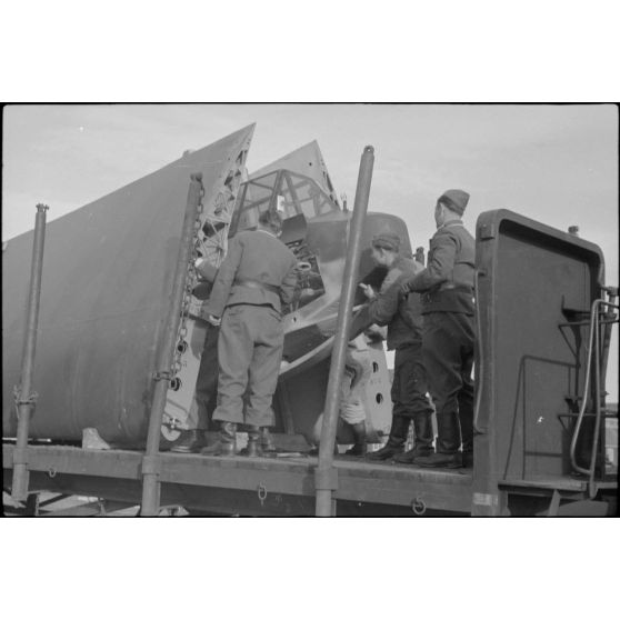 Transport de planeurs DFS-230 du 8./Luftlandegeschwader 1 (8./LLG1) en Norvège.