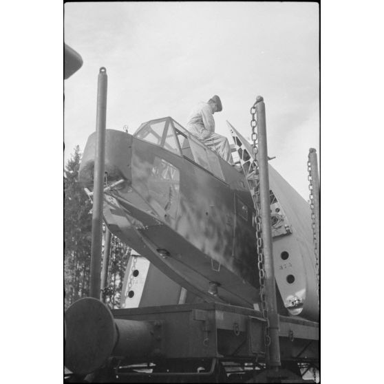 Transport de planeurs DFS-230 du 8./Luftlandegeschwader 1 (8./LLG1) en Norvège.