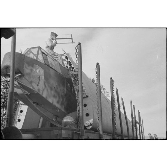 Transport de planeurs DFS-230 du 8./Luftlandegeschwader 1 (8./LLG1) en Norvège.