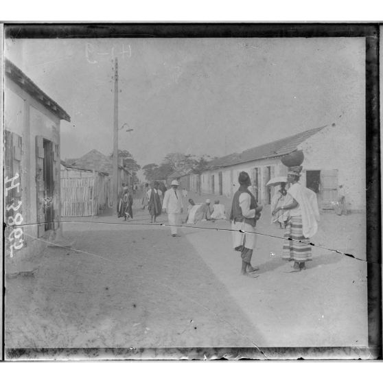 Dakar. Rue Félix Faure. [légende d'origine]