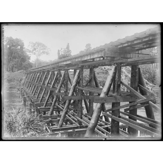 So Dibanga.Ensemble de l'estacade. [légende d'origine]