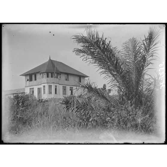 Kribi. L'ancien club allemand. [légende d'origine]