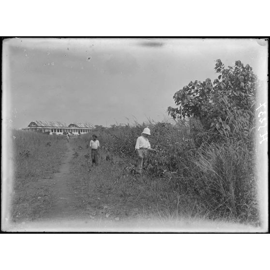 Kribi. Le chemin Silvany et l'hôpital. [légende d'origine]