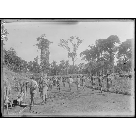 Plantation de l'Hermannshof. Vue des bâtiments de la plantation. [légende d'origine]