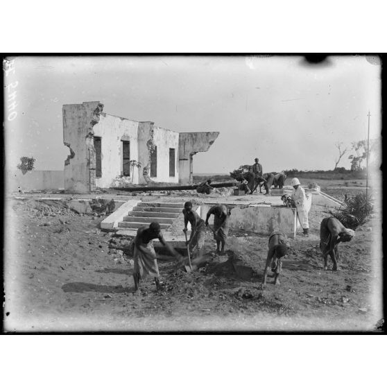 Campo. Blockhaus anglais établi lors du débarquement. [légende d'origine]