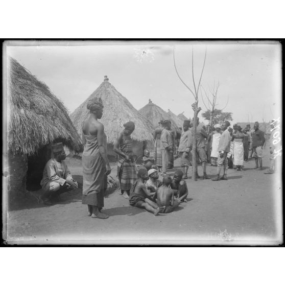 Tibati. Le camp ds tirailleurs. [légende d'origine]