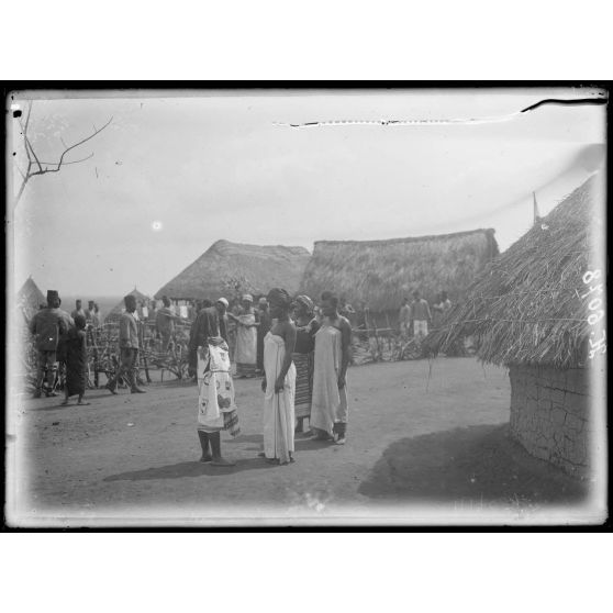 Tibati. Vue sur le poste. [légende d'origine]