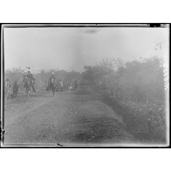 Route de Garoua à Maroua. La piste à 1h1/2 au nord de Boulaibi. [légende d'origine]