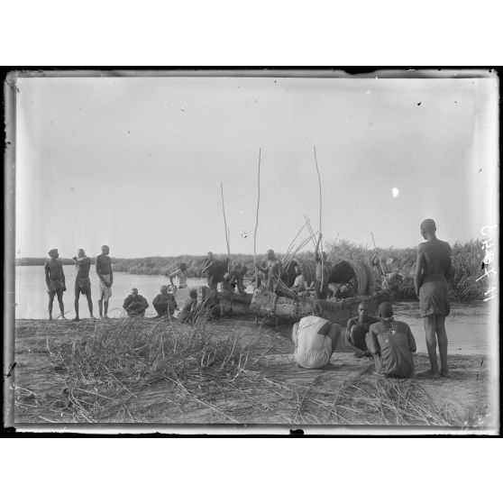 Lac Tchad. Embouchure du Chari. [légende d'origine]