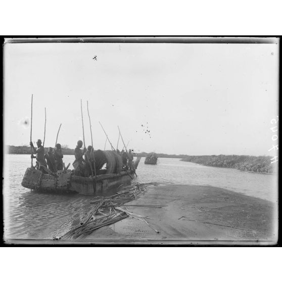 Lac Tchad. Embouchure du Chari. [légende d'origine]