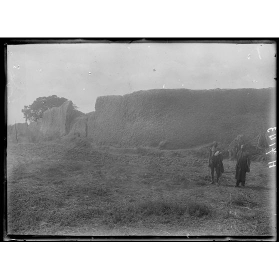 N'Godéni. Mur d'enceinte du village. [légende d'origine]