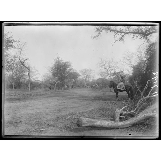 A 1h à l'est de Bogho. La piste. [légende d'origine]