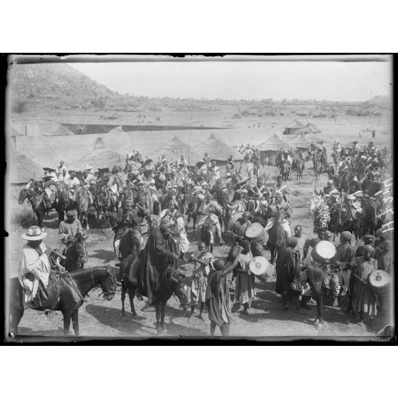 Mendif. Musiciens foulbés. [légende d'origine]