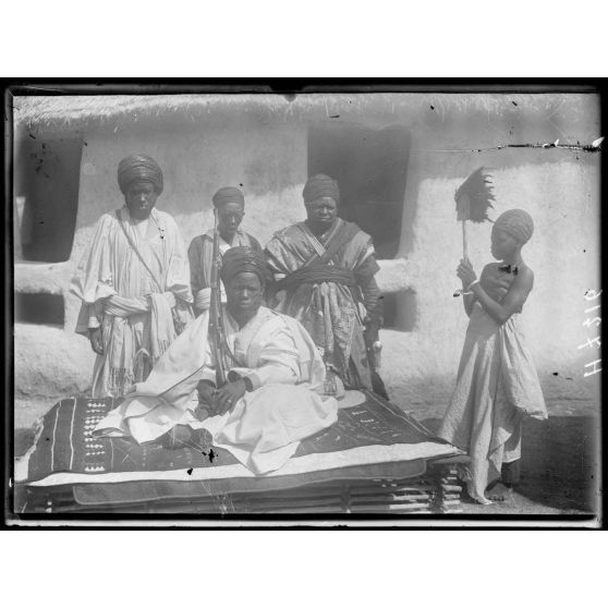 Mendif. Portrait du sultan de Mendif. [légende d'origine]