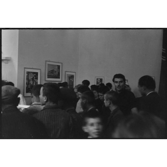 A Kastelli en Crète, une exposition d'objets au foyer du soldat (Soldatenheim).