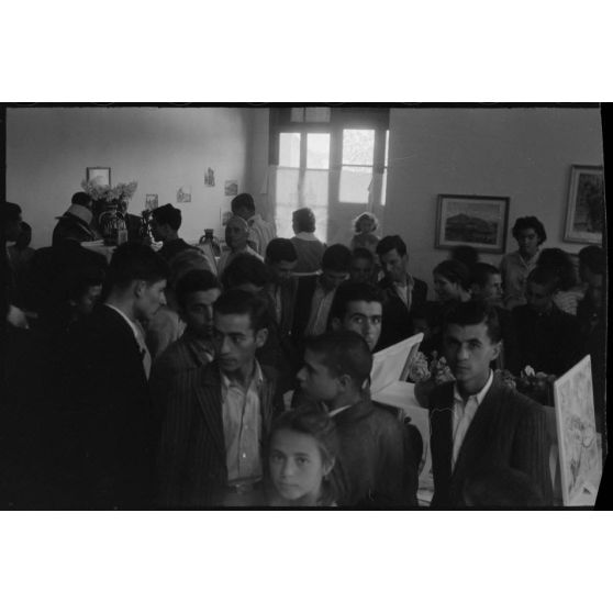 A Kastelli en Crète, une exposition d'objets au foyer du soldat (Soldatenheim).